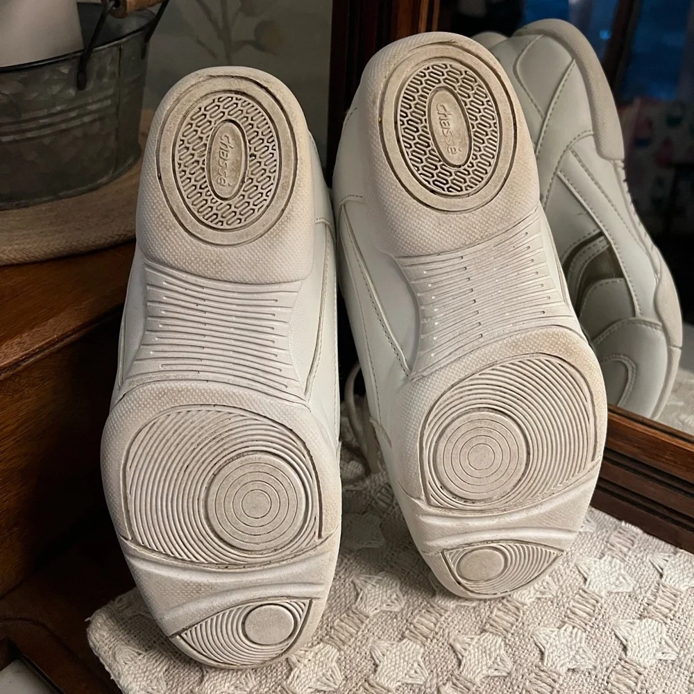 CHASSE Classic Flip IV Athletic Cheerleading Sneakers White Girl's‎ 5 NO INSERTS